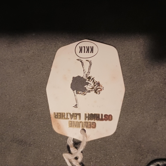 Vintage Ostrich leather clutch purse - Picture 3 of 6